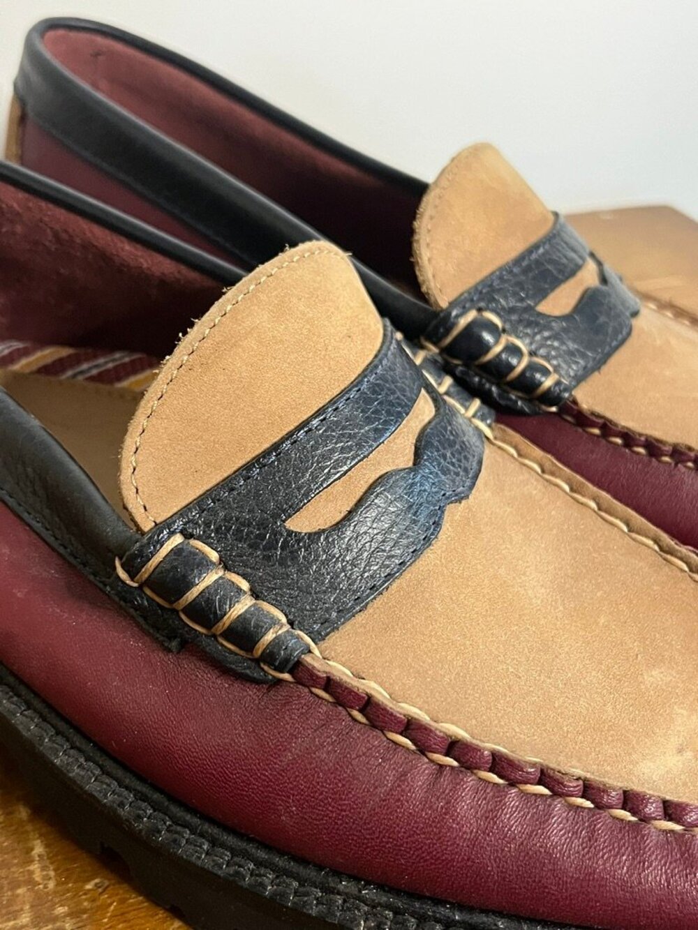 Bass Weejuns "Whitney" Multicolour Chunky Loafer - Women's 9 - Picture 4 of 5